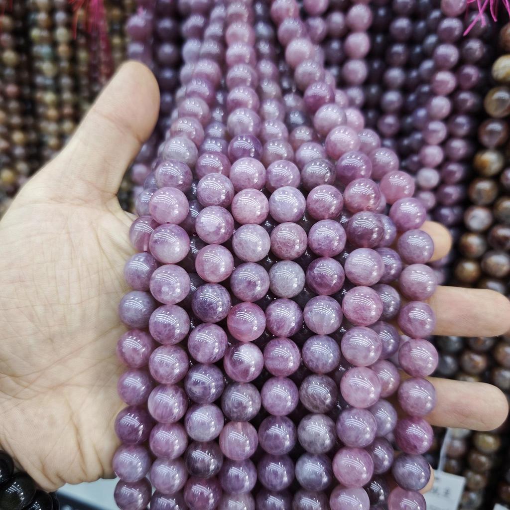 Purple Series Amethyst & Super Seven Crystal Beads: Round, Natural Stone, DIY Jewelry Accessories
