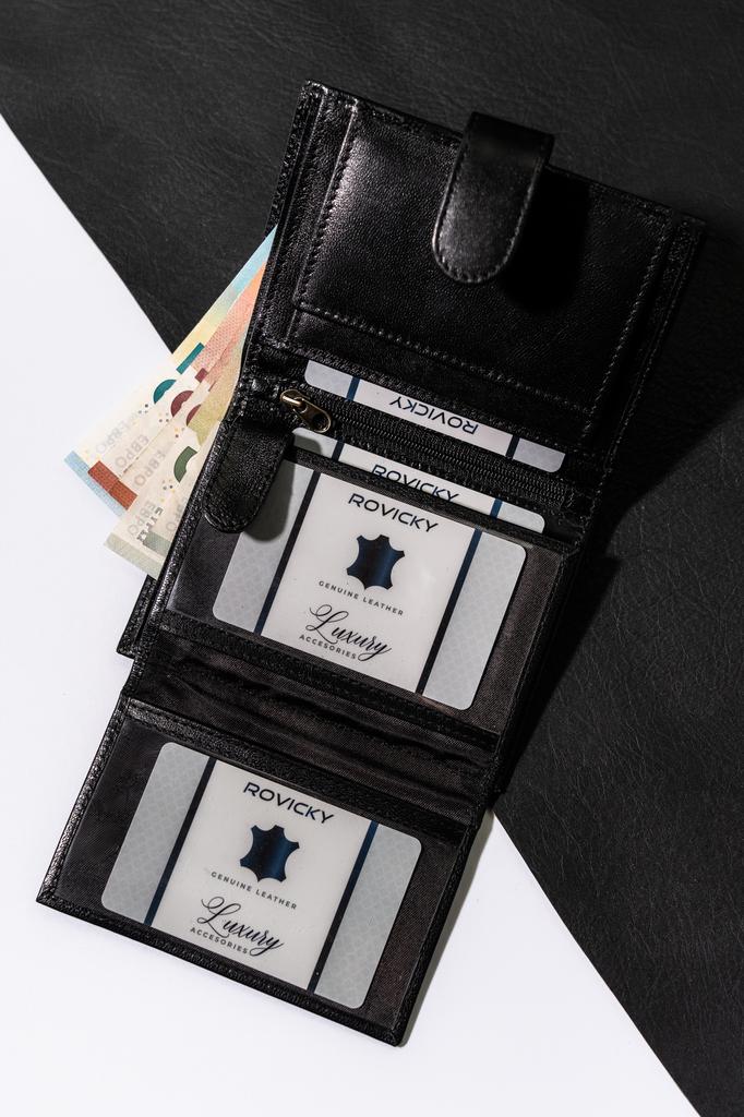 Men's Leather Wallet 324L-GA-BL-2914 Black