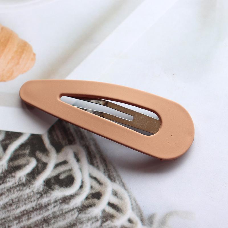 7cm Matte BB Clip - Cute Korean & Japanese Style Morandi Color Hairpin Accessory