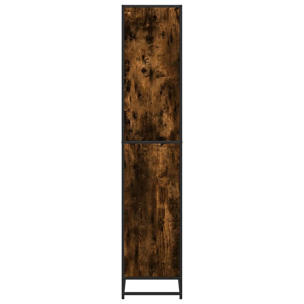Bookshelf Smoked Oak 60 X 35 X 170.5 Cm Engineered Wood