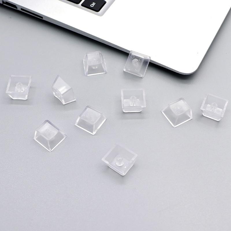 10Pcs Transparents PC Original Height Keycaps Mechanical Keyboards Keycaps Matte Frosteds Keycaps For Game Lovers