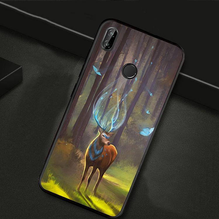

Animal Deer Art For Huawei Nova 11i 12i 12s 8i 9 10 SE Y60 Y61 Y70 Y90 Y72 Y73 Y91 P60 Pro P40 P30 Lite Case Huawei Nova 9