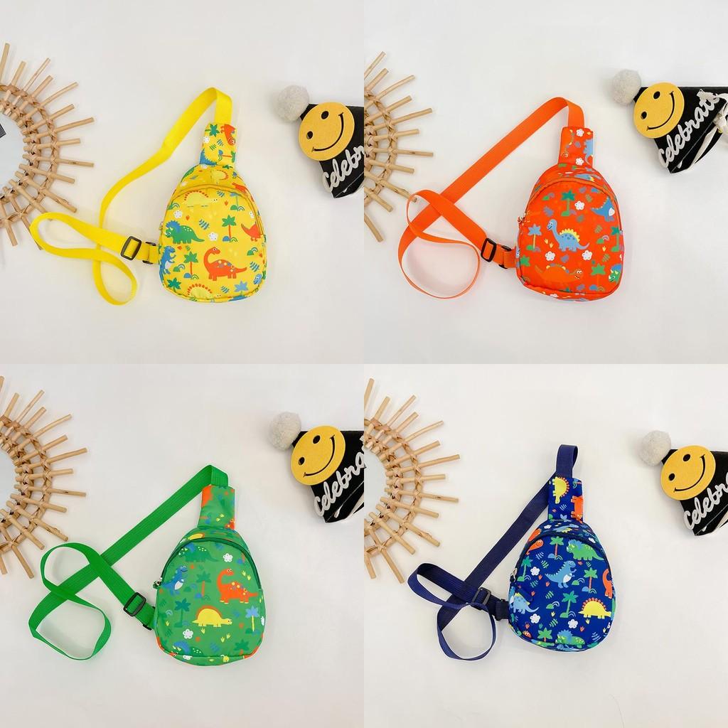 Dinosaur Kids Cartoon Single Shoulder Crossbody Chest Bag Kids Gift Fashion