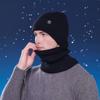 Neck Warmer Knitted Hat Gloves Scarf Warm Cap Solid Beanie Casual Winter Glove Cap Set  Outdoor