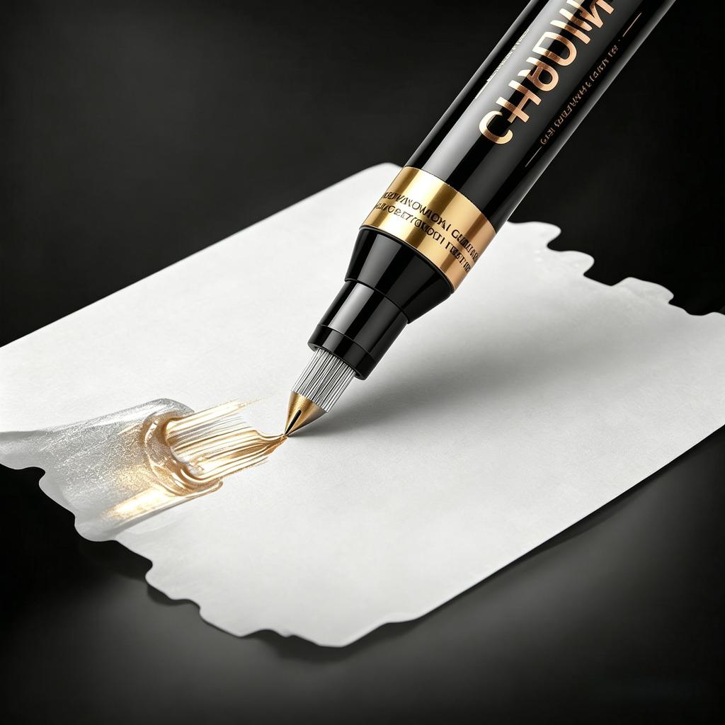 Chrome Marker Pen Mirror Effect Liquid Chrome Paint Pen High Gloss Metallic Marker For Model Car Repair Diy Graffiti Art Suppli