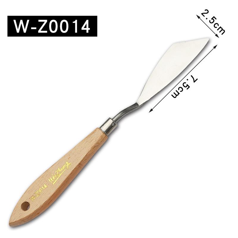 5-Piece Stainless Steel Palette Knife Set for Gouache and Oil Painting