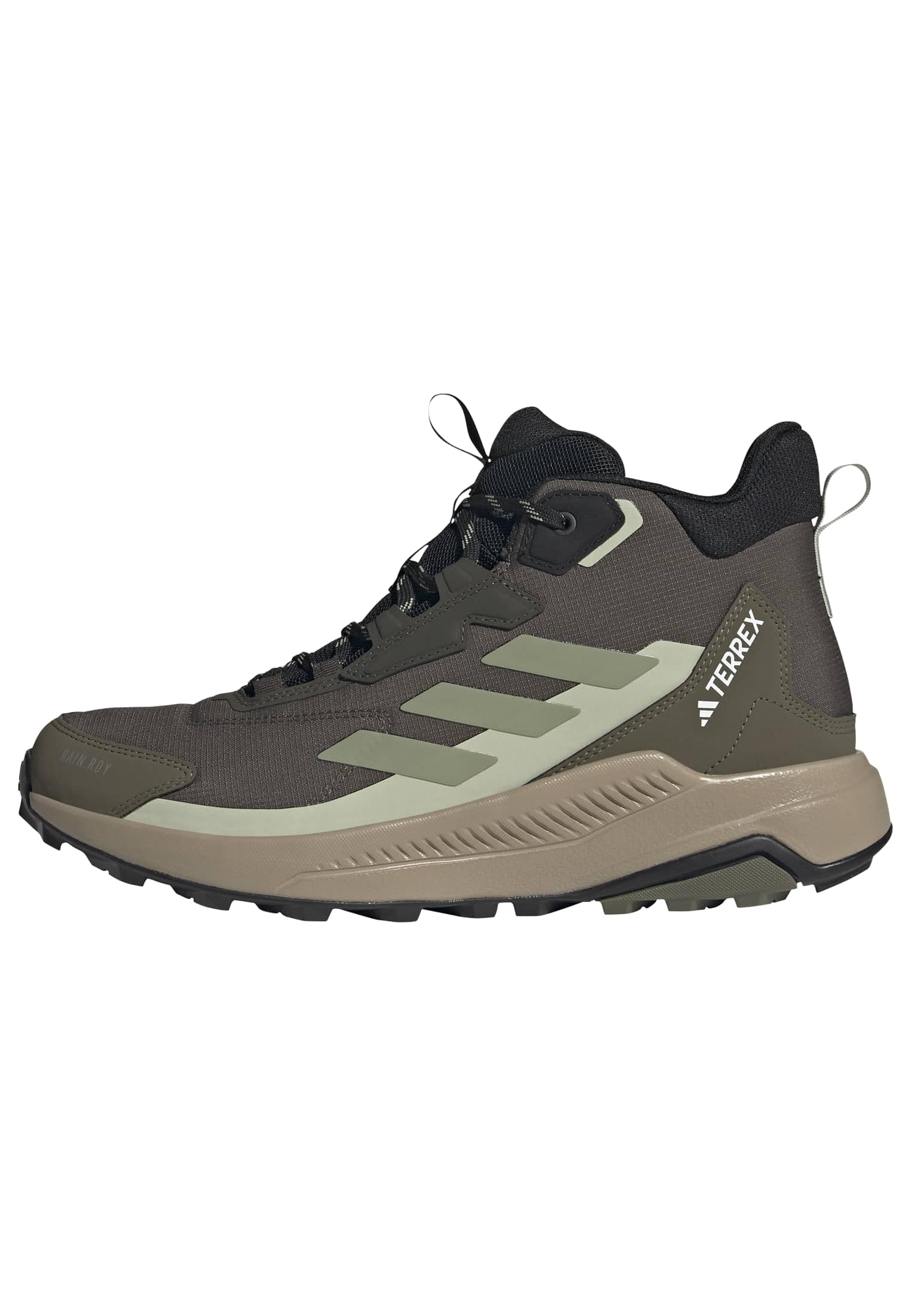 

Adidas Terrex Anylander Mid Trekking Unisex Shadow Green Size cm R.RDY Shoes, Adult, NJM59, Olive/Tent Green/Halo (JR6594), 27.5