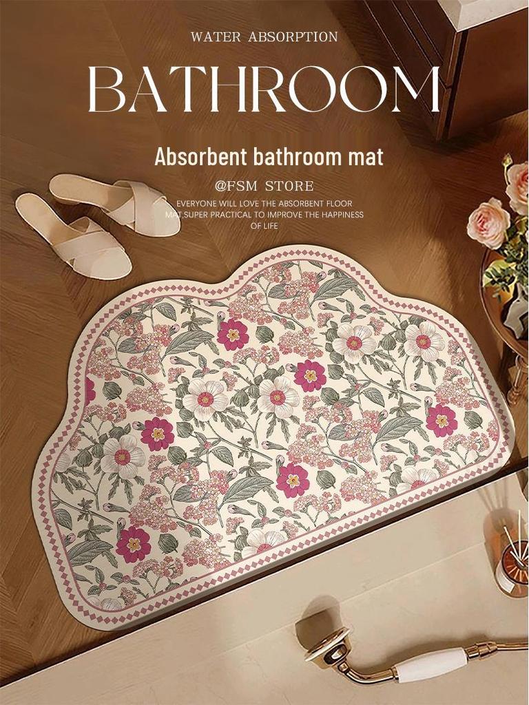 American Style Diatomaceous Earth Non-Slip Quick-Drying Bathroom Entrance Mat