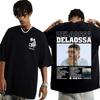 Rapper Delaossa Album Tour 2025 Merch T-shirts for Men Fashion 90s Retro T-shirts Cotton Comfort Short Sleeve T Shirt Streetwear