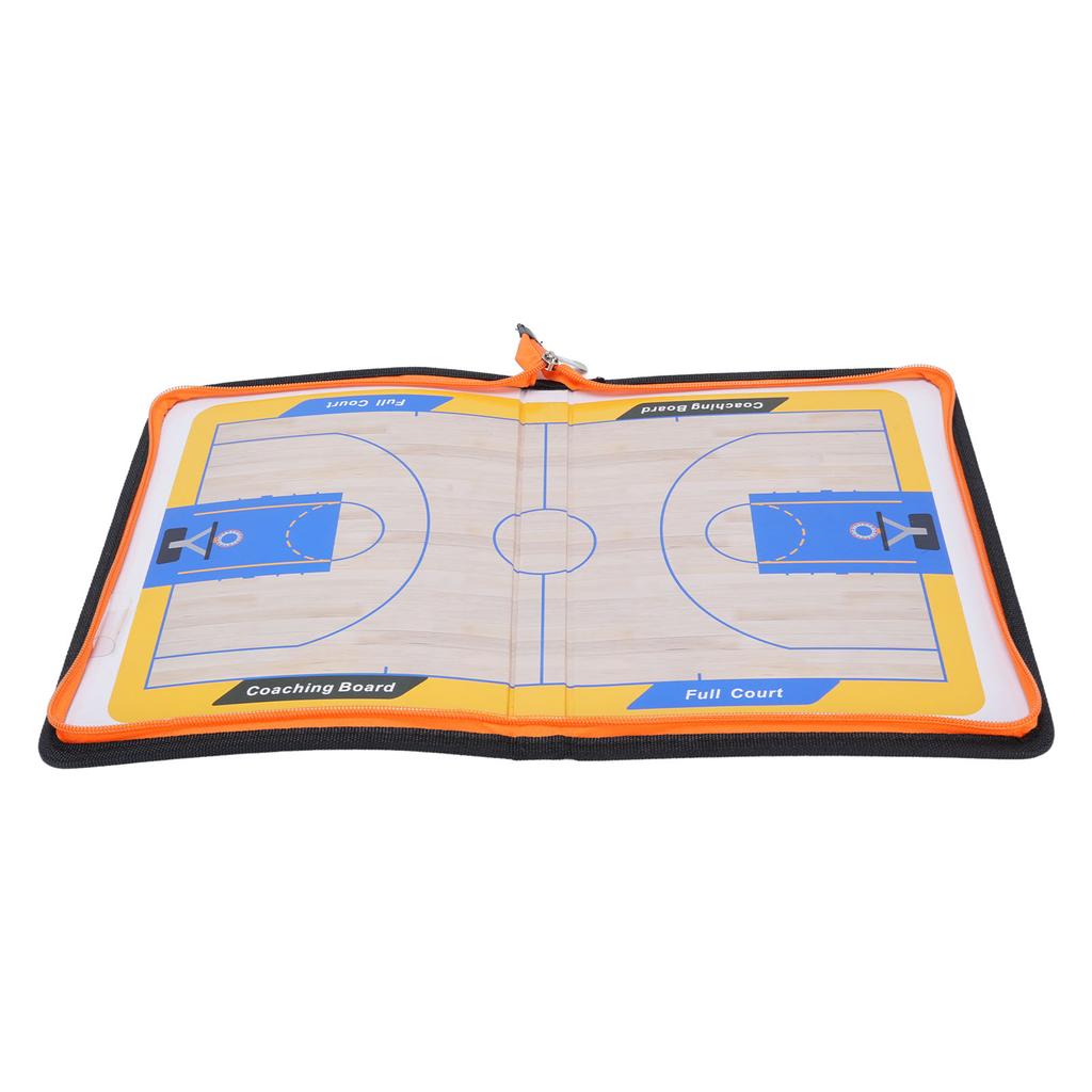 Basketbalová trenérská tabule Skládací Zapínání na zip Magnetická basketbalová podložka pro trénink zápasů