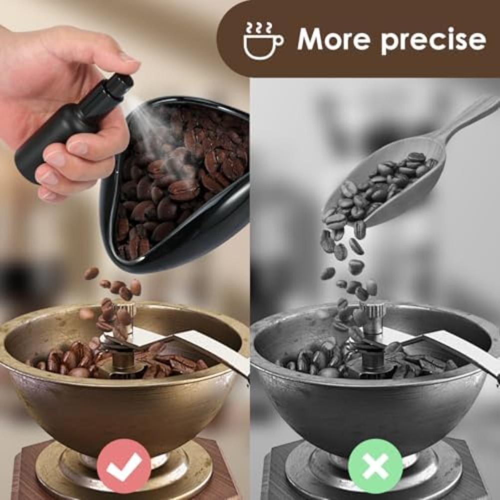 Coffee Beans Dosing Cup Weighing Tray Spray Bottle & Measuring Cup Coffee Powder Dosage Tray For Home Cafe Coffee Accessories