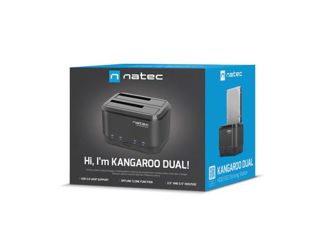 Stacja Dokująca HDDKangaroo Dual SATA 2.5''+3.5'' USB 3.0 + Zasilacz