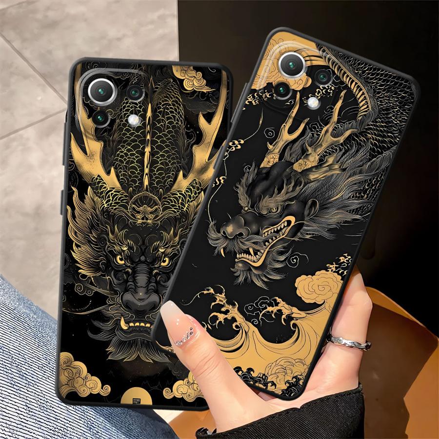 Dragon Totem Funda Phone Cover Case for Xiaomi Mi 12X 12 11 11T 14 12T Pro 10T 15 Pro 13 Lite