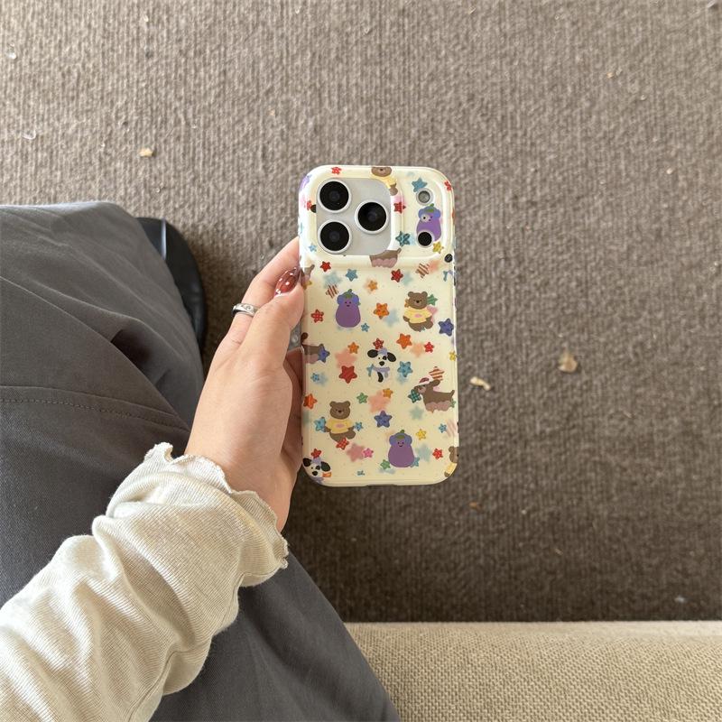 

Colorful Cartoon Animals Case for iPhone 17 Pro Max, 16, 15, 14, 13 13