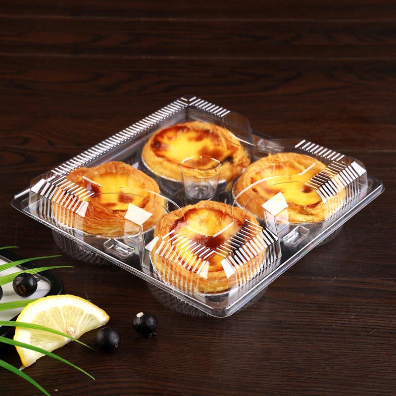 Food Grade 6-Cavity Egg Tart Packaging Box