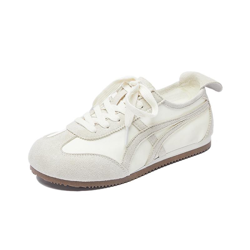 New German Training White Shoes for Women In Summer Students' Sports and Leisure Breathable Thick Sole Height