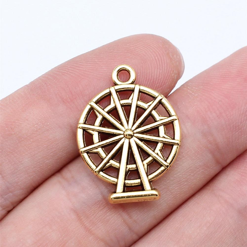 Travel Map Charms Pendant Women Jewelry Massive Bohemian Art Supplies