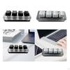Mini 4 Key Keypad Computer Keyboard Professional RGB with USB Cable Self Programming for