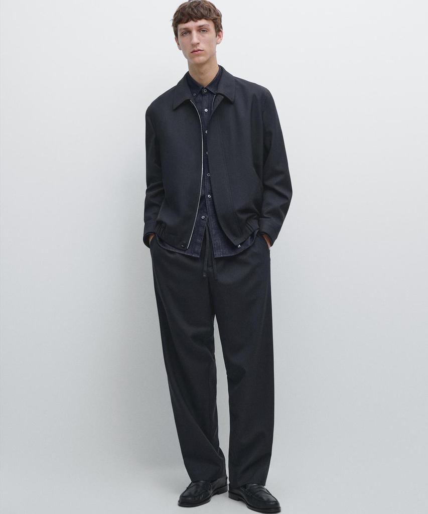 Masimodutti Cold Wool Texture Pants