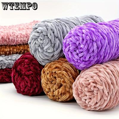 2 Adet Alacalı Şönil İplik Paketi Her Biri 100 gr Örgü Yünü İplik Tığ İşi Projeleri için İdeal Peluş Toplar El Yapımı Çantalar Ayakkabılar Şapkalar Kazaklar