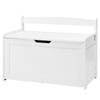 Kids Toy Storage Bench Wooden Toy Box Chest 32.68 X 17.91 X 24.02" White