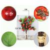 Artificial Rosehip Berries Yellow Shiny Glazed Simulation Pomegranate Fruit for Christmas DIY Floral Arrangements Home
