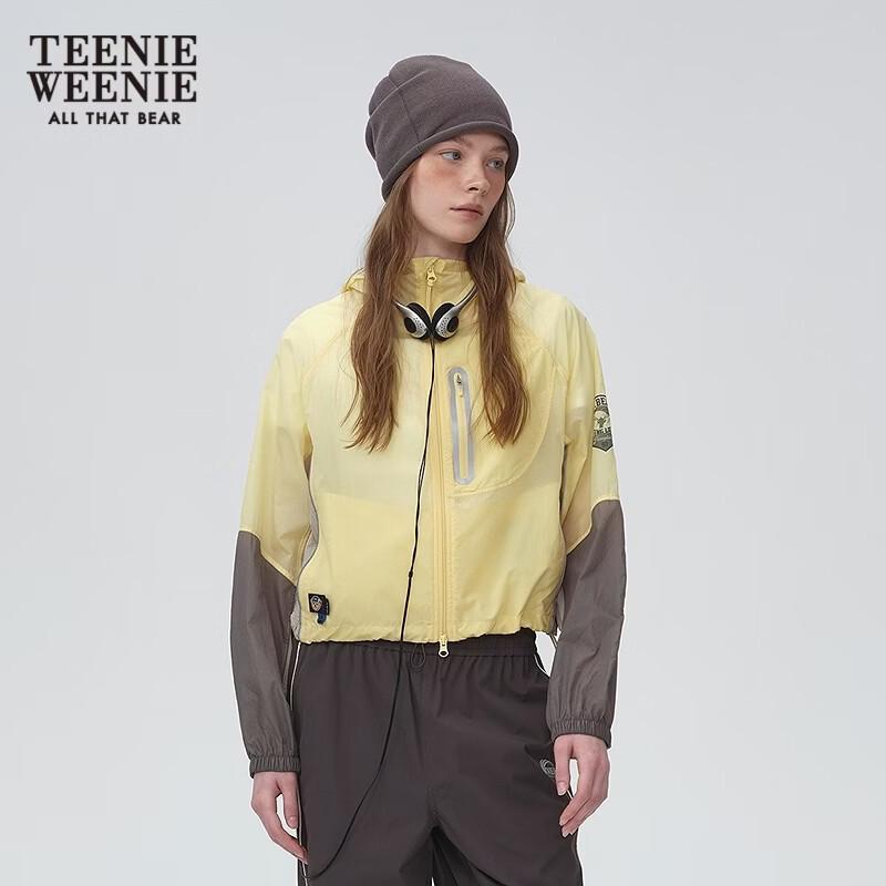 Teenie Weenie Bear Colorblock Hooded Jacket L