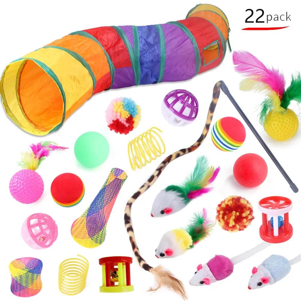 Katzenspielzeug, Bälle in Mausform, faltbar, für Katzen und Kätzchen, Spieltunnel, Chat, lustiges Katzenzelt, Mauszubehör, Simulationsfisch, Katzenzubehör