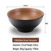 Large Frosted Melamine Ramen Bowl - Japanese-Style Restaurant Noodle Bowl for Mala Tang, Luosifen, Soup, and Rice Noodles