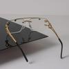 Minimalist Luxury Transparent Glasses Cool Square Frame Eyeglass Women Men Cool Clear Lens Frame Glasses