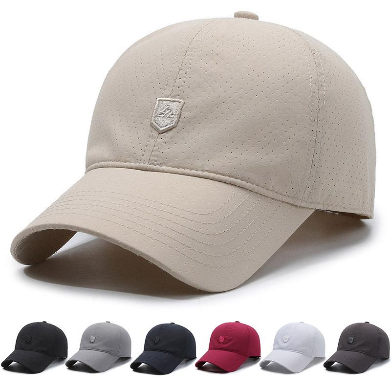 New Embroidery Ball Baseball Cap Sports Sunscreen Men's and Women's Sun Hats Breathable Versatile Casual Duck Tongue