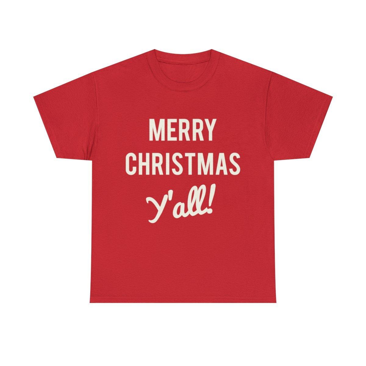 Merry Christmas Y all Graphic Tee Shirt XXXL