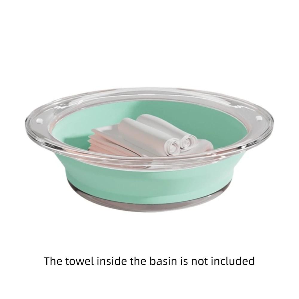 

Transparent Washbasin Portable Plastic Basin Multi-purpose Baby Bath Basin Easy Storage M
