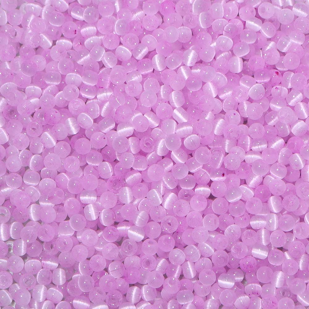 380pcs/lot 4mm Colorful Cat Eye Glass Beads Loose Spacer Round Beads For Jewelry Making DIY Charms Bracelet Necklace Wholesale