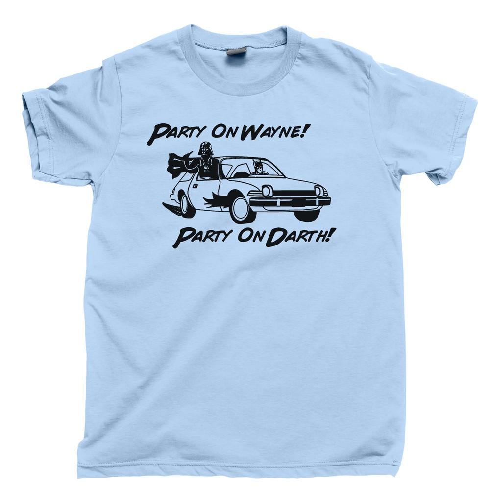 МИР УЭЙНА Бэтмен Звездные Войны Комикс Мультфильм Фильмы Blu Ray DVD Постер Унисекс Футболка L