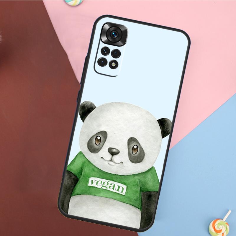 Vegan Pattern Cover For Xiaomi Redmi Note 14 13 Pro 12 11 9 10 9S 10S 11S 12S Redmi 14C 10C 12C 13C Case