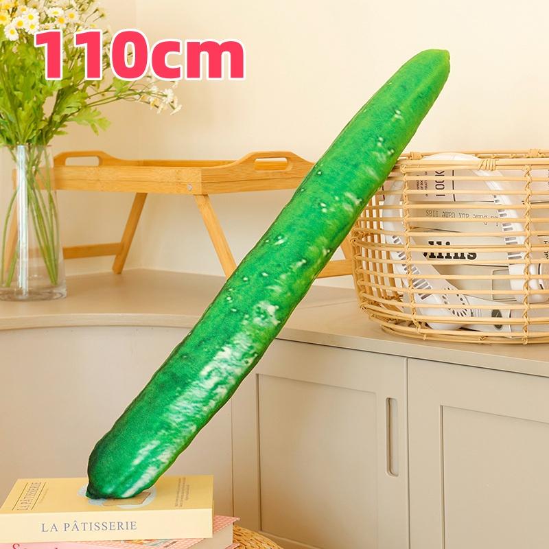 Grappige Zure Komkommer & Verse Komkommer Pluche Speelgoed Zacht Katoen Gevuld Levensgetrouw Groente Pluche Speelgoed Creatieve Huisdecoratie Spel Props