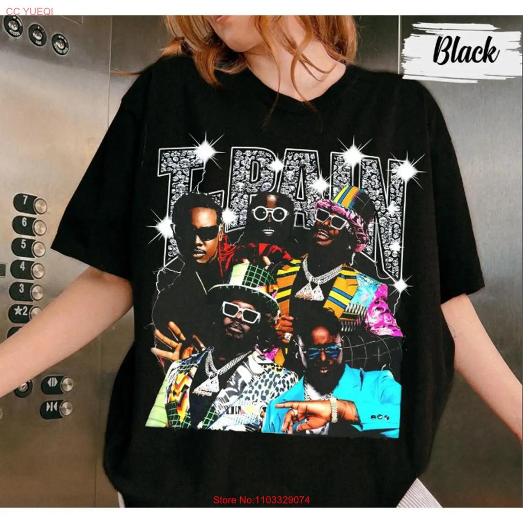 T Pain TP20 Tour Shirt Concert te vintage Washed Slightly graphic fashion Soft Stretched homme Comfortable