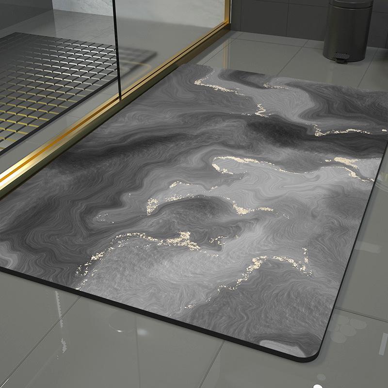 Diatom Mud Bathroom Mat Wash Basin Anti-skid Carpet Bathtub Side Floor Carpet Shower Door Pocket Memory Foam Mat