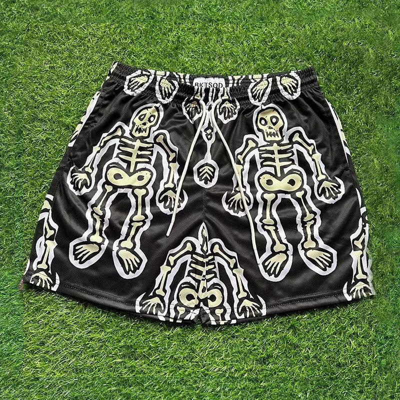 

Унисекс Американские Модные Сетчатые Шорты: Быстросохнущая, Летняя Спортивная и Повседневная Одежда для Бега, Тренировок и Баскетбола. XL