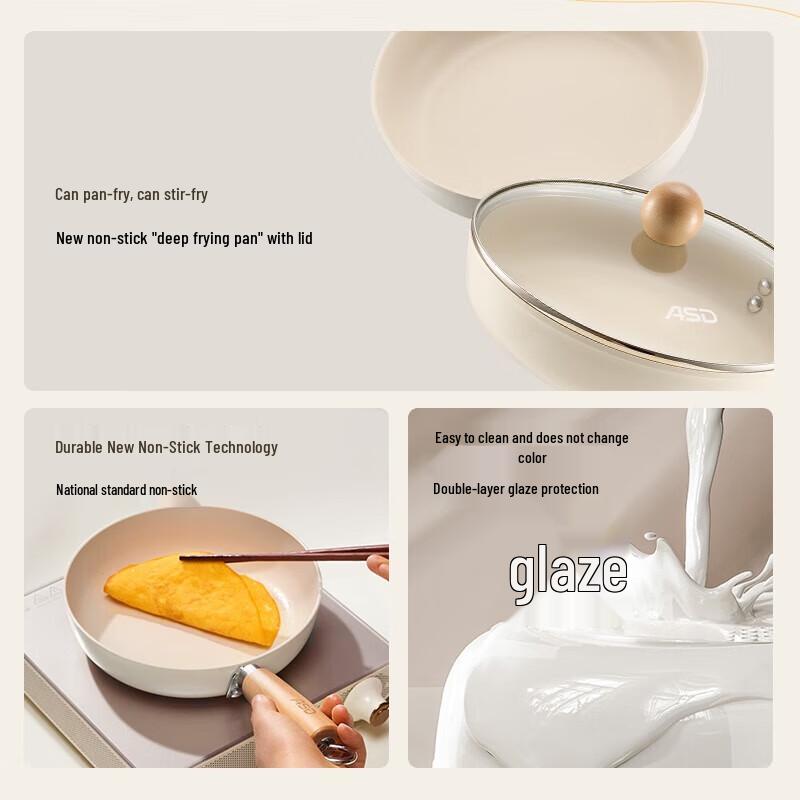 ASD Non-stick Ceramic Frying Pan