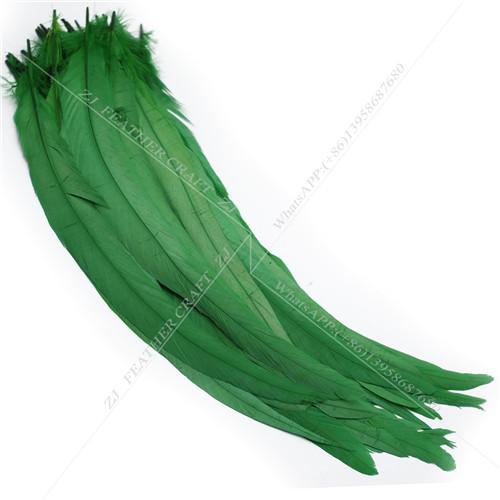 100 Stück 25-45 cm Naturgefärbte Hahnenfedern Karneval Hühnerfeder Federbusch Für DIY Handwerk/Kleid/ Partydekoration