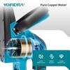 YOFIDRA 2000W Electric Hedge Trimmer 15000RPM Lawn Mower Garden Landscaping Hedge Pruner Trimmer Tool For Makita 18V Battery