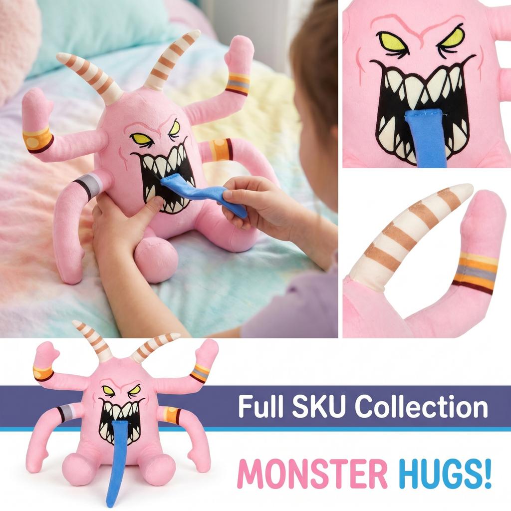Soft Plush Stuffed Animal Toy Cute Doll for Kids Birthday Gift