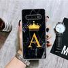 26 Letter Crown Custom A Phone Case For Samsung Galaxy S26 S25 Edge S24 S23 FE S22 Ultra S21 Plus S20 + Fundas Cover Coque Galax