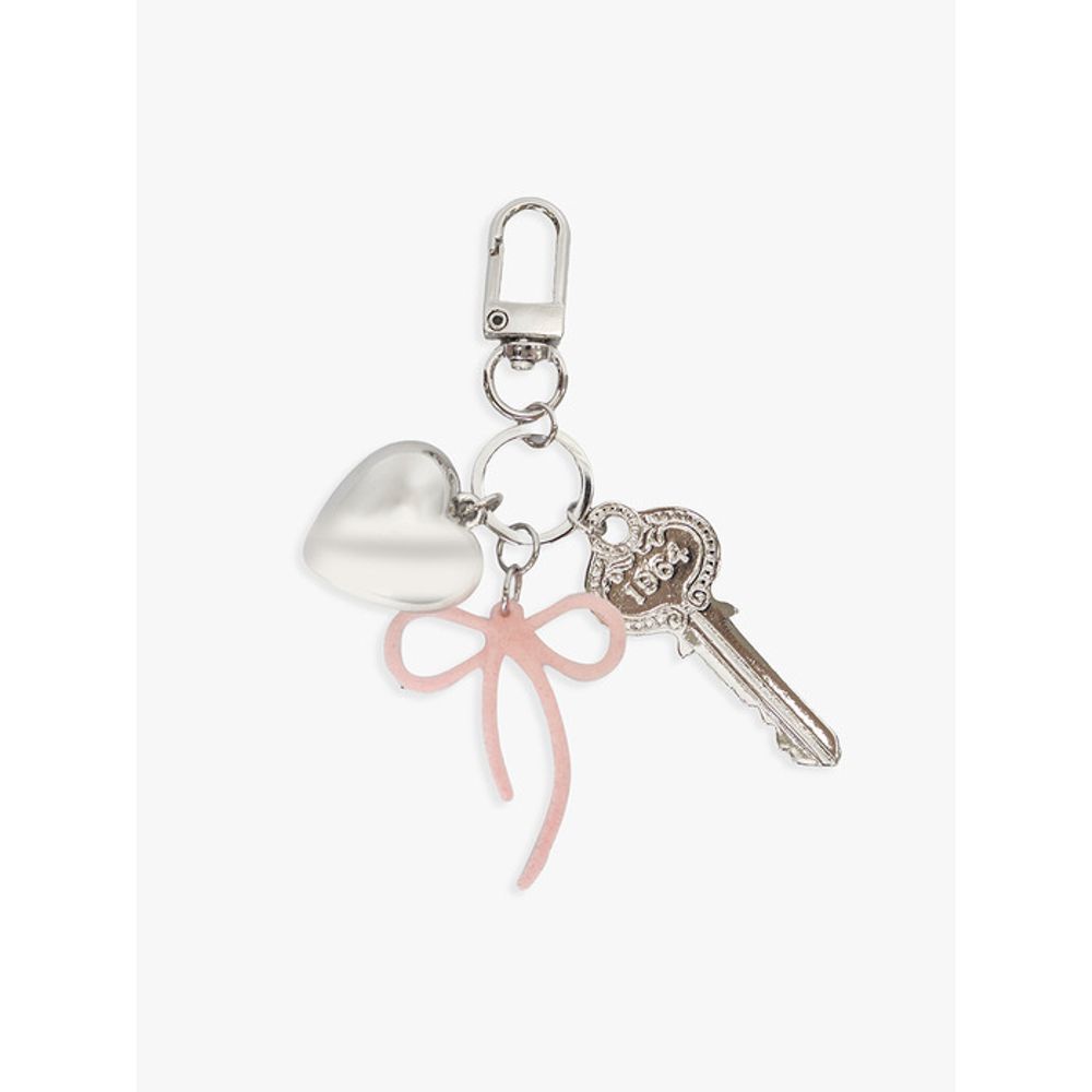 

PINK PINEAPPLE RIBBON UNLOCKED KEYRING_PINK PINK_FREE