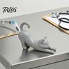 Cat Shaped Thermometer Holder 3D Printed Veterinary Holder, Dog Digital Stand, Electronic Pet for Desk Decoration Stand