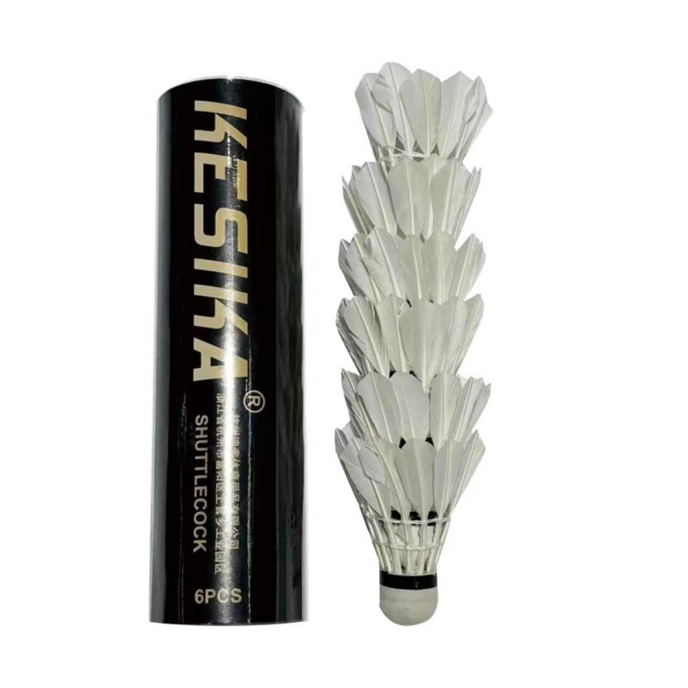Windproof Stable Wind Resistance Duck Feather Badminton Shuttlecock Ball Training Supplies
