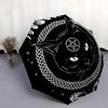1pc Witchcraft Moon Phase Cat Umbrella with Plastic Handle,Suitable for All Seasons Home Travel Outdoor UmbrellaDD118