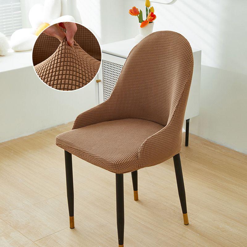 

2024 New Arrival Elastic Chair Covers Cover Armrest Model All Surrounded Fabric Arc For Home Seat Cushion Backrest One-Piece Chair Cover # Corn velvet X Khaka/full stretch, all dust-proof